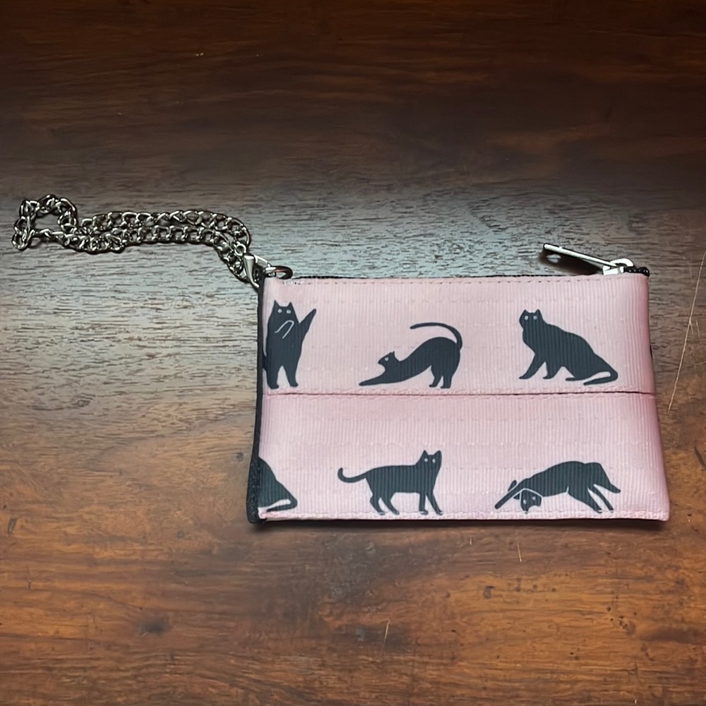 Harvey’s cat coin purse/small wristlet